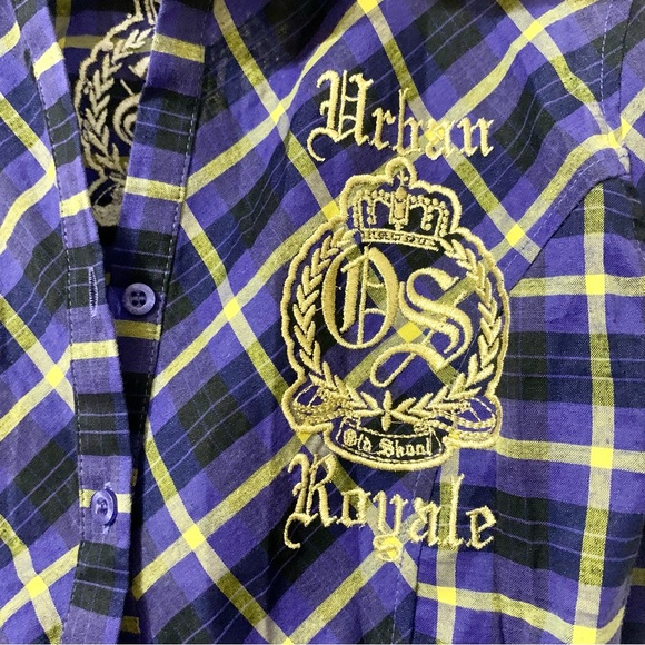 Old Skool Plaid Button Down Shirt - Picture 3 of 4